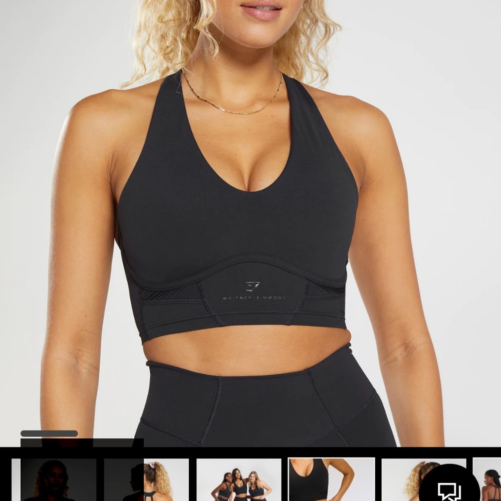 Whitney Simmons x Gymshark long line sports bra